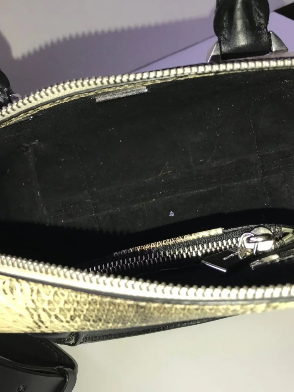 Michael Kors Python Print Nolita 2-Way Handbag